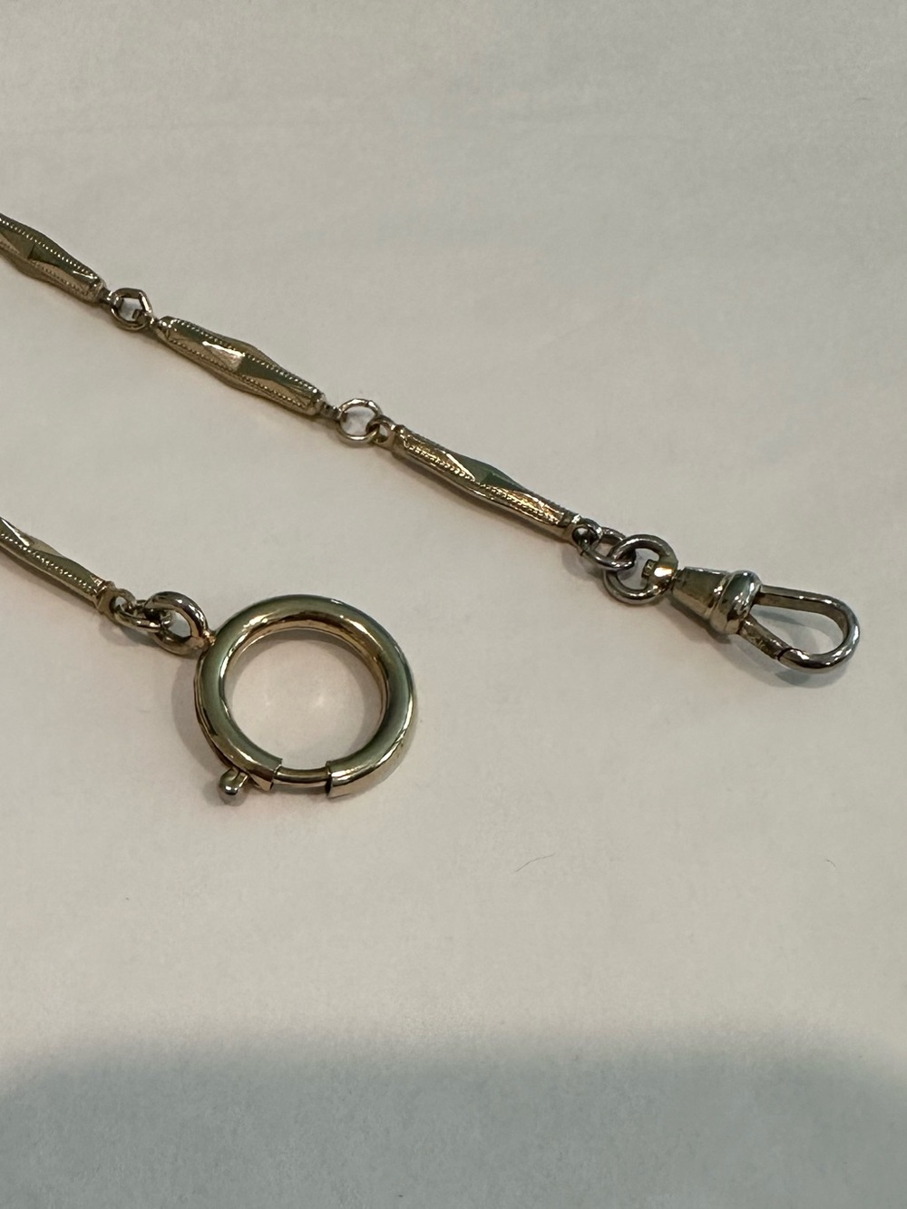 Vintage Gold-Tone Watch Chain